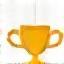 Trophy icon representing confidence